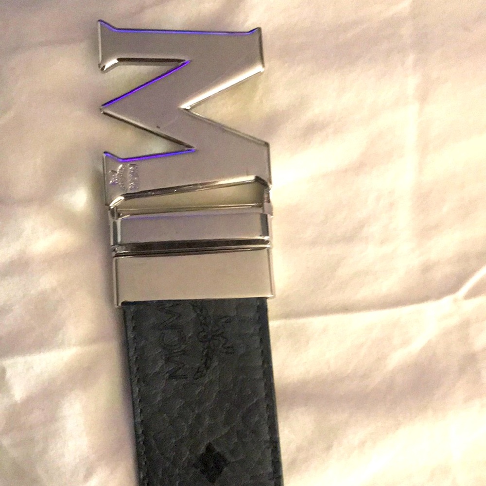 MCM reversible belt grey/black